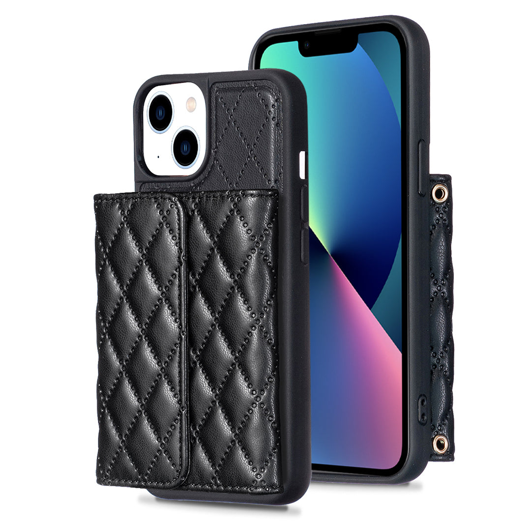 BF23-Style For iPhone 13/14 PU Leather TPU Phone Case Card Slot Kickstand Shockproof Cover BF23-Style For iPhone 13/14 PU Leather TPU Phone Case Card Slot Kickstand Shockproof Cover